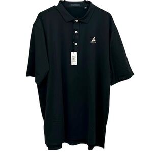 Turtleson NEW Palmer Performance Black Polo Shirt 2XL